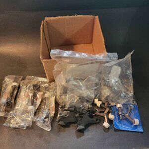 9 Hinge Pin Door Stops And 9 Spring Board Base Door Stop Mounts